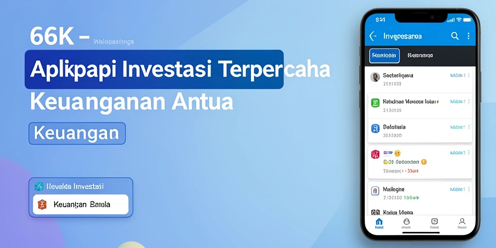 Tampilan antarmuka sederhana dan informatif dari aplikasi 66K.
