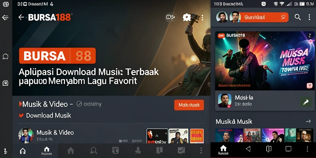 Antarmuka BURSA188 yang menarik dan fungsional untuk Download Musik.