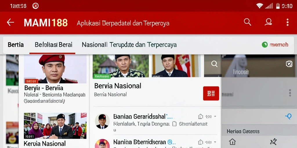 Tampilan antarmuka MAMI188 yang sederhana dan informatif.