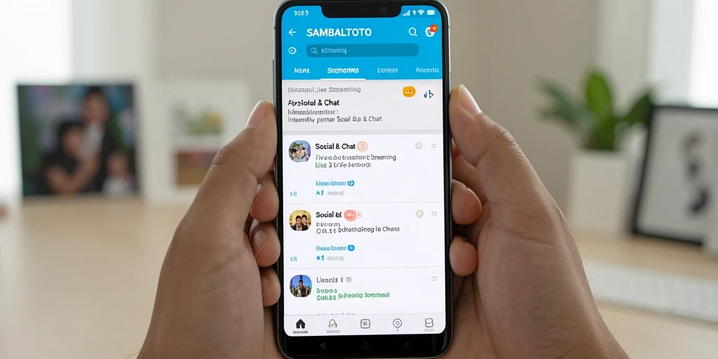 Antarmuka SAMBALTOTO yang menarik untuk Live Streaming.
