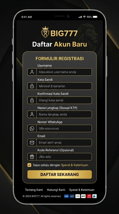 Panduan Registrasi Akun Big777 untuk Pengguna Android